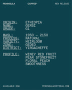[ETHIOPIA] GERSI G1 NATURAL GREEN BEAN
